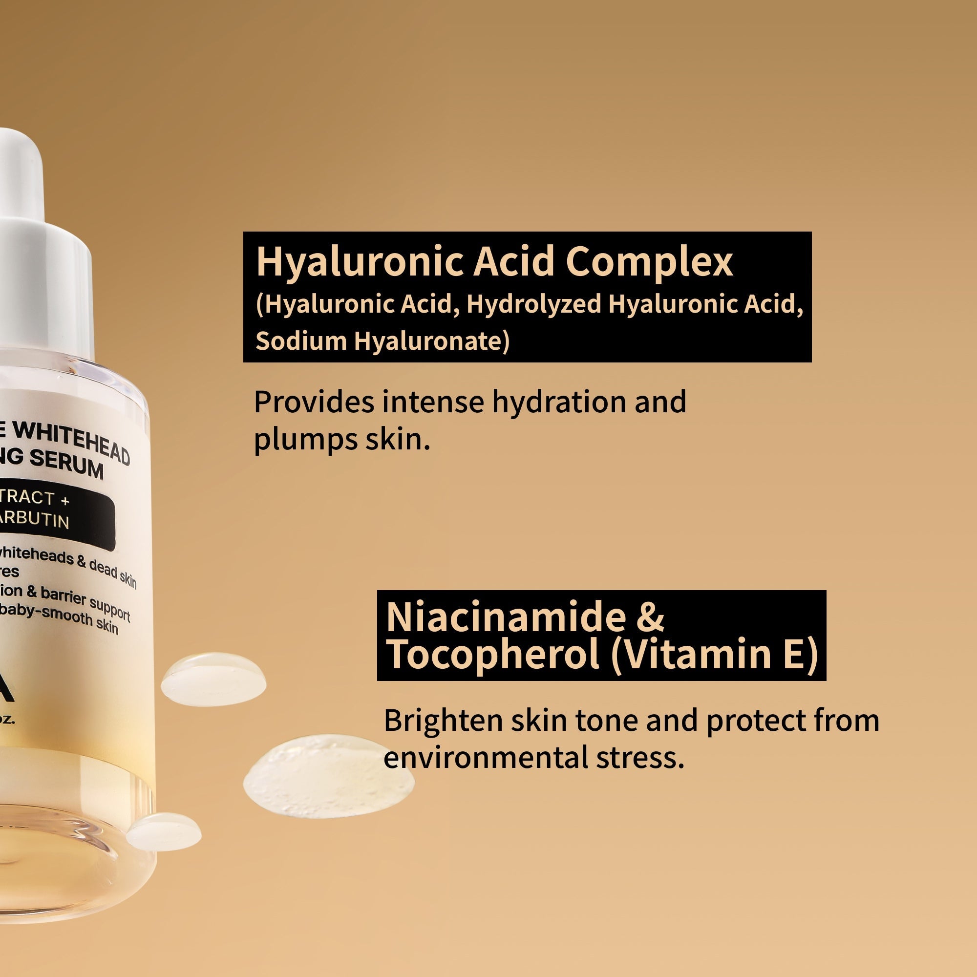 Paquete dúo de sueros exfoliantes blancos y negros NIDA