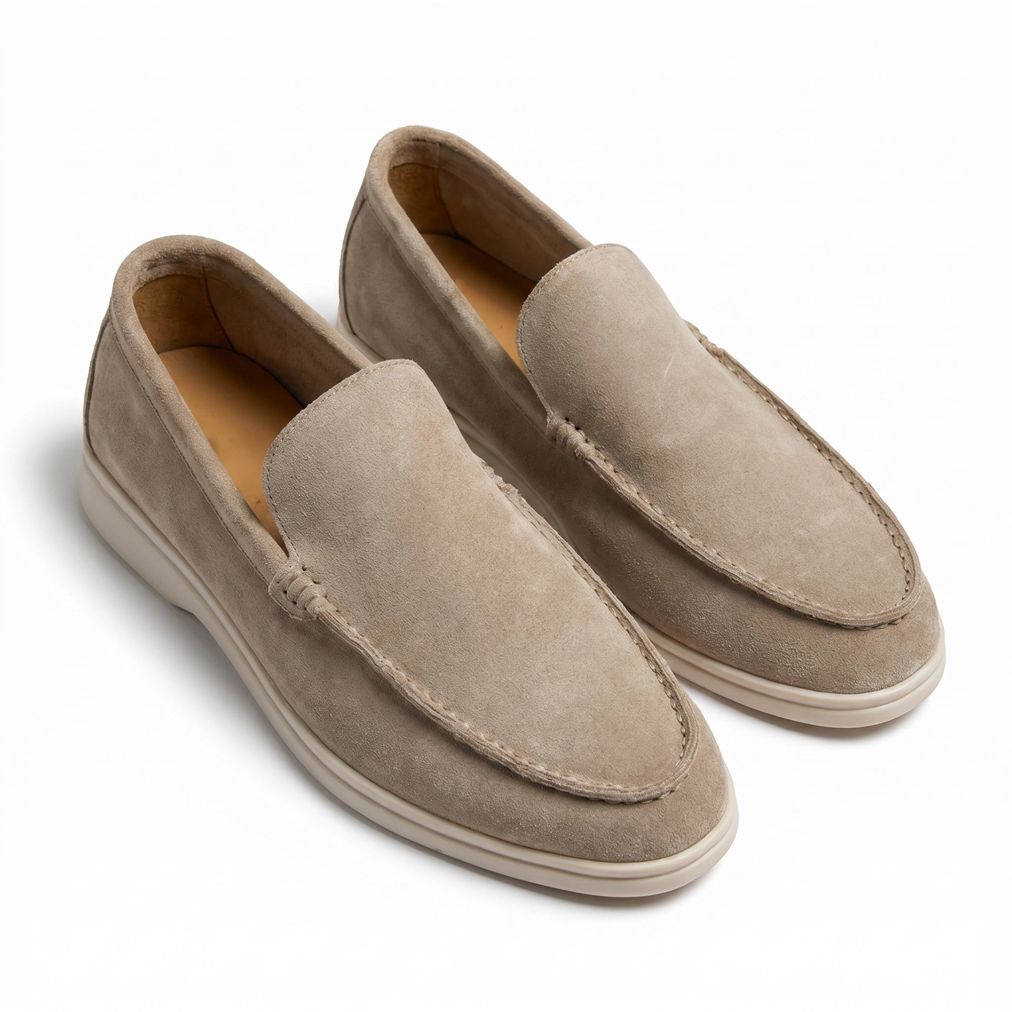 Alvaro | Mocasines de ante con suela híbrida