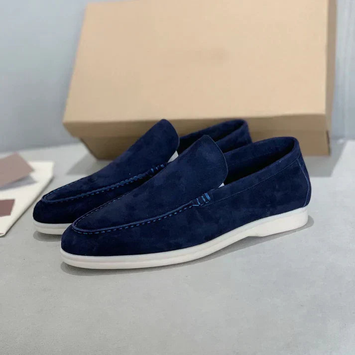 Alvaro | Mocasines de ante con suela híbrida