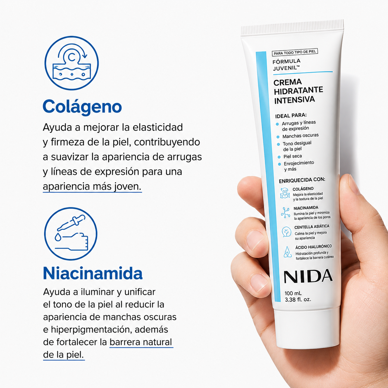 Crema Hidratante Colágeno Niacinamida